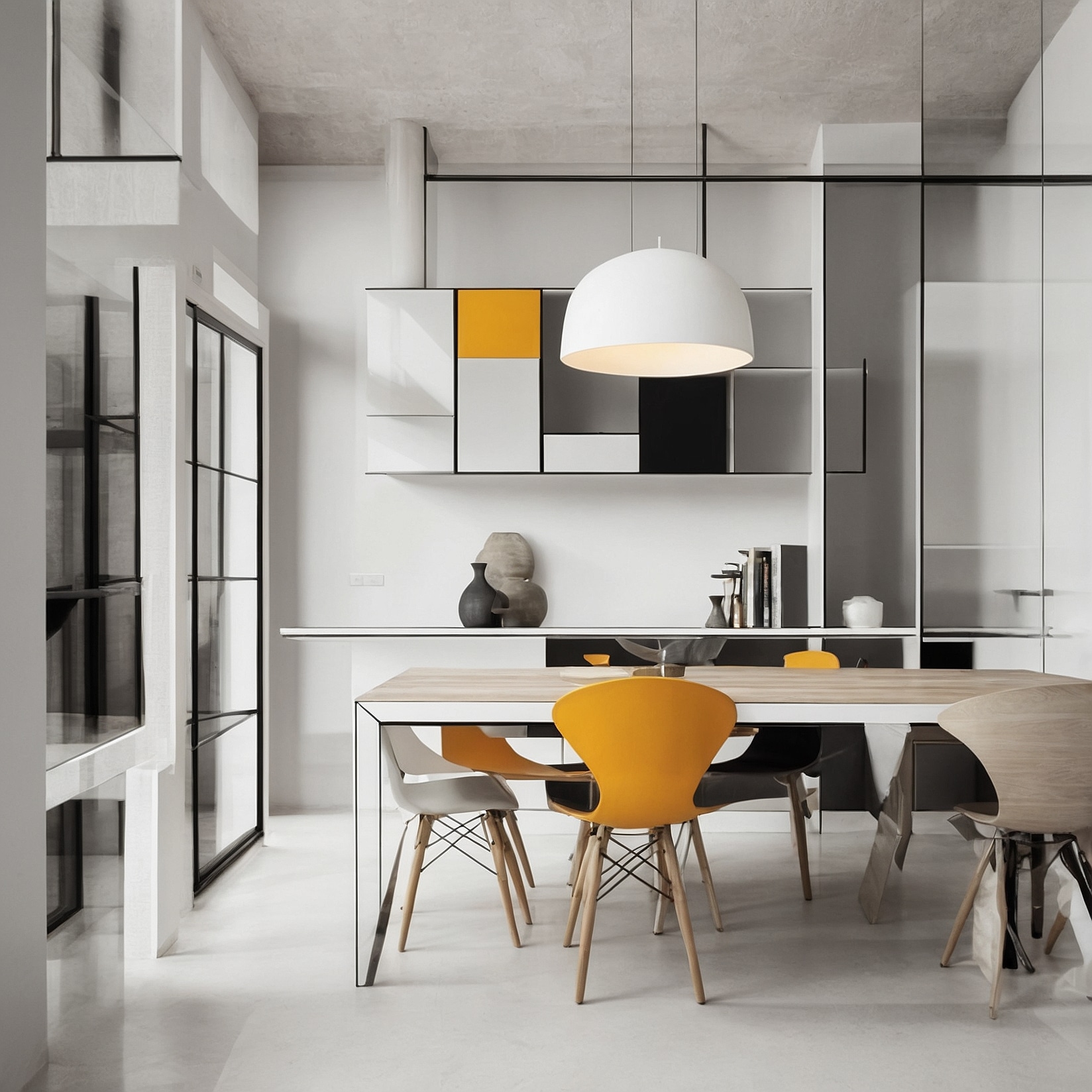Diseño de interiores y arquitectura moderna